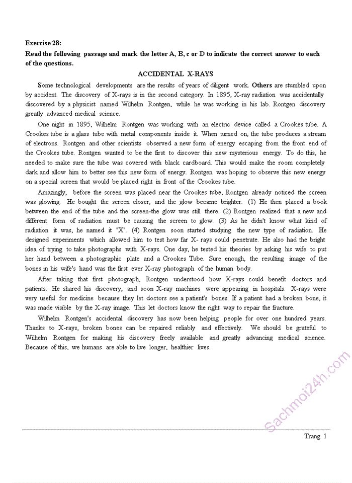 image for page Tổng hợp đề thi thử tiếng anh