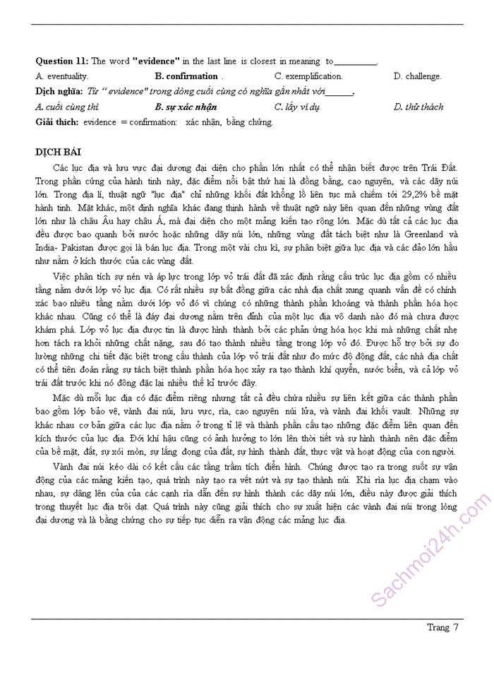 image for page Tổng hợp đề thi thử tiếng anh