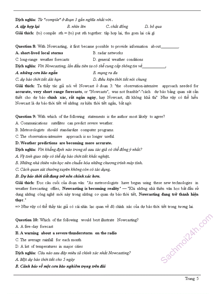 image for page Tổng hợp đề thi thử tiếng anh