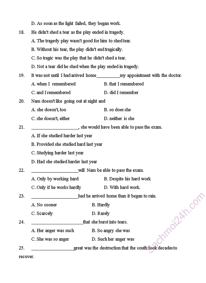 image for page Tổng hợp đề thi thử tiếng anh