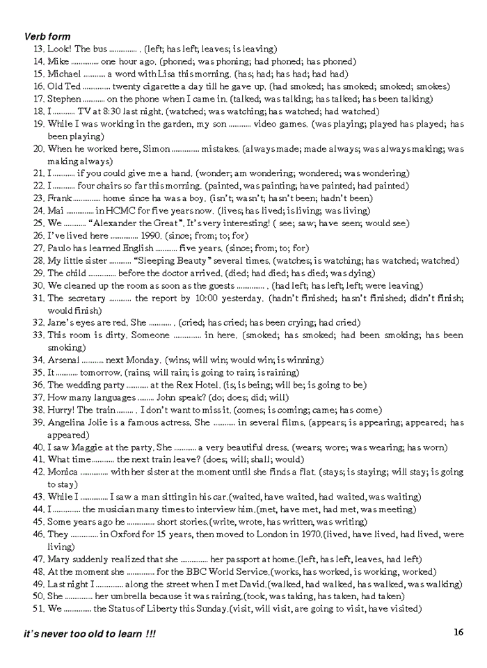 image for page 483 câu trắc nghiệm  tiếng anh