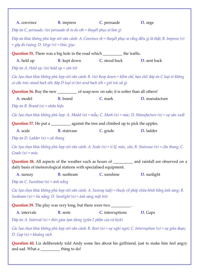 image for page 60 câu trắc nghiệm  tiếng anh