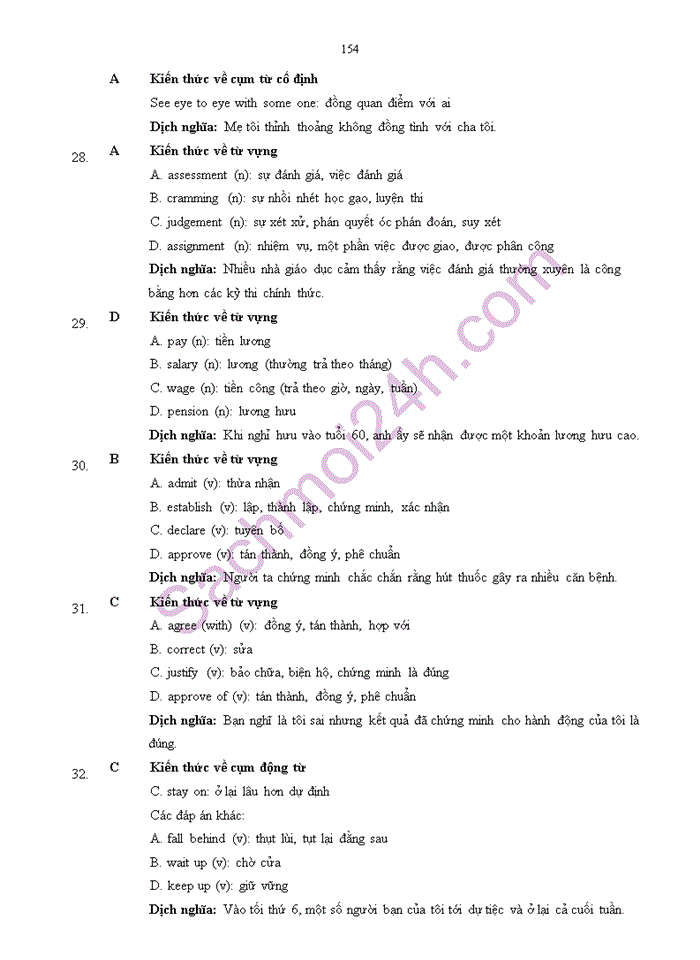 image for page 100 câu trắc nghiệm  tiếng anh