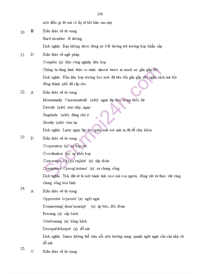 image for page 100 câu trắc nghiệm  tiếng anh