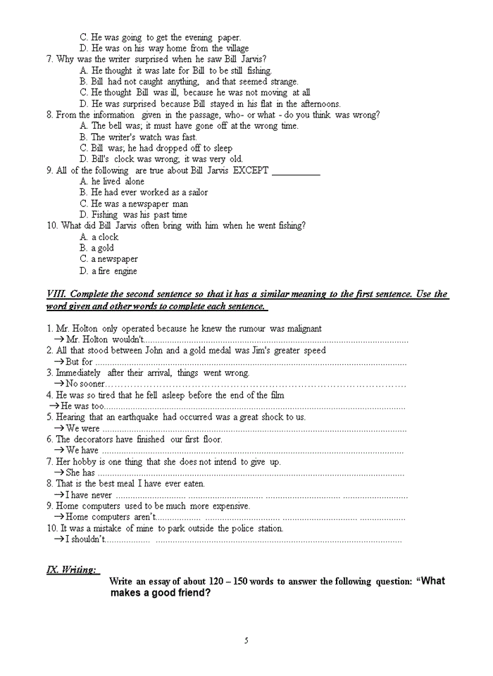 image for page 240 câu trắc nghiệm  tiếng anh