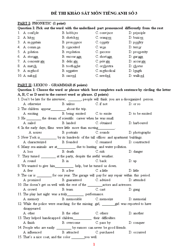 image for page 270 câu trắc nghiệm  tiếng anh