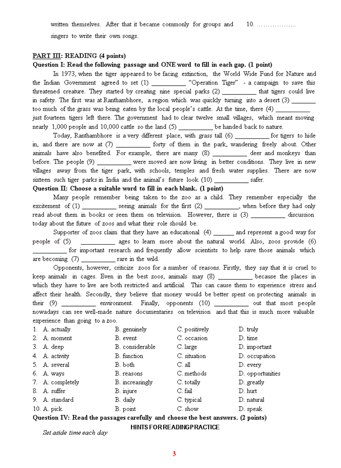 image for page 270 câu trắc nghiệm  tiếng anh