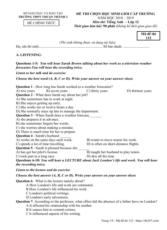 image for page 890 câu trắc nghiệm  tiếng anh