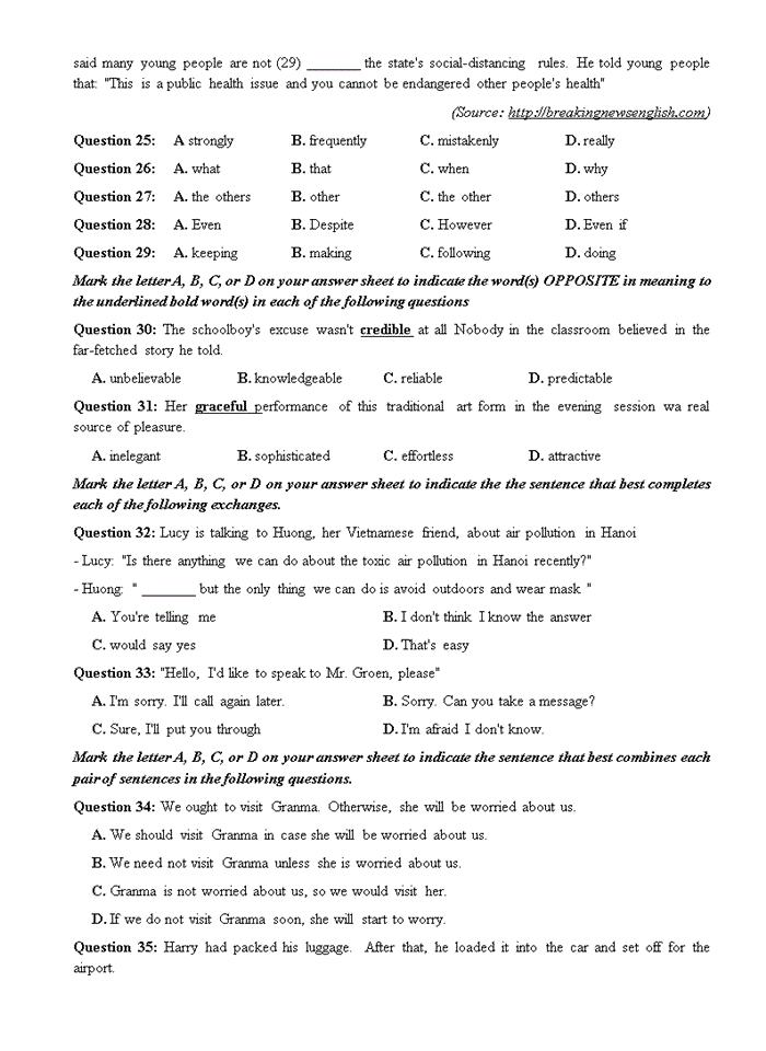image for page 890 câu trắc nghiệm  tiếng anh