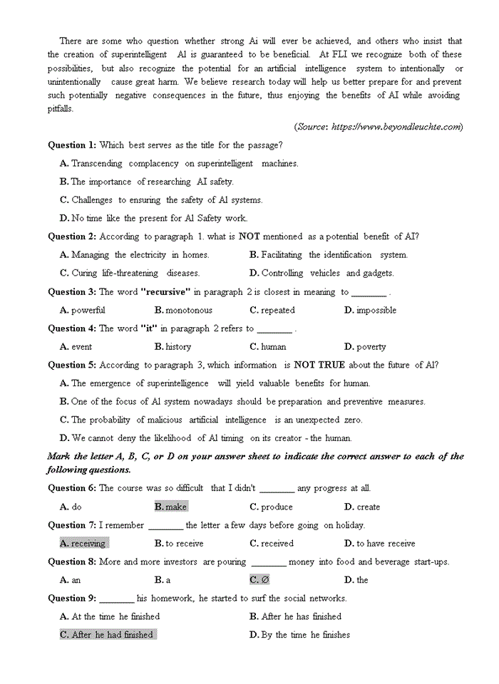 image for page 890 câu trắc nghiệm  tiếng anh