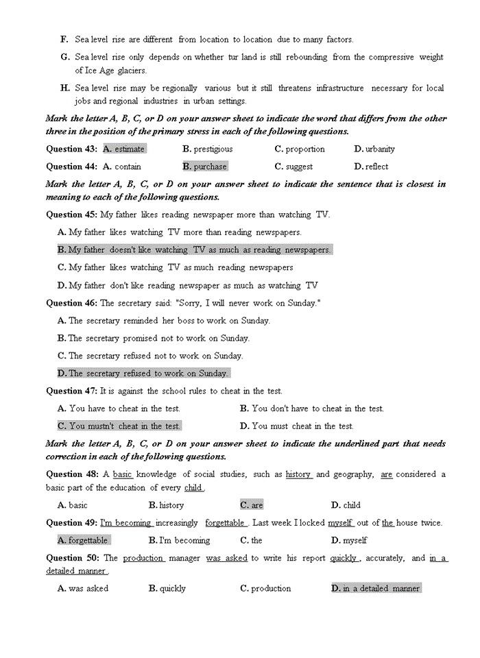 image for page 890 câu trắc nghiệm  tiếng anh