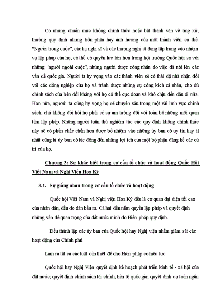 image for page Cơ cấu tổ chức và hoạt động Quốc hội Việt Nam và nghị viện Hoa Kỳ