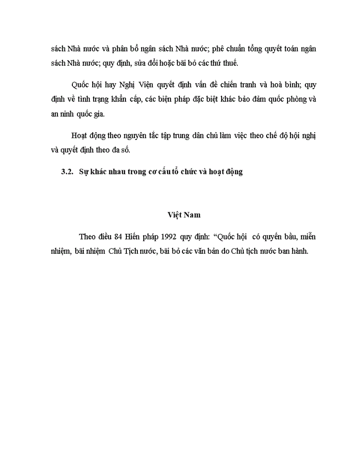 image for page Cơ cấu tổ chức và hoạt động Quốc hội Việt Nam và nghị viện Hoa Kỳ