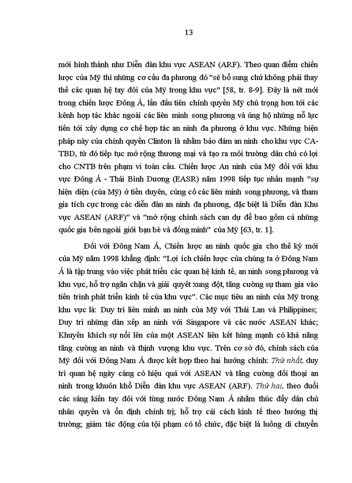 image for page Chính sách của Mỹ đối với Đông Nam Á những năm đầu thế kỷ XXI