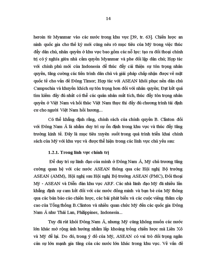 image for page Chính sách của Mỹ đối với Đông Nam Á những năm đầu thế kỷ XXI