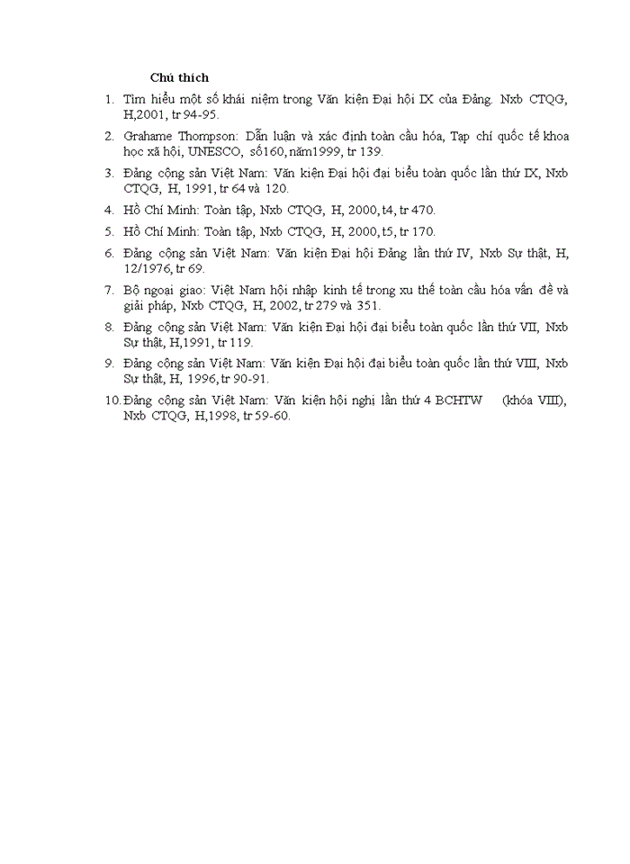 image for page Quan điểm của  Đảng và Nhà Nước ta về toàn cầu hóa và hội nhập kinh tế quốc tế