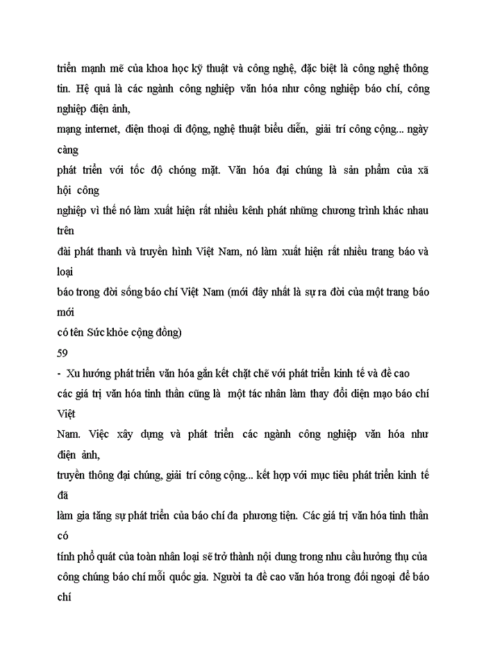 image for page Xu hướng phát triển chung của văn hóa xã hội Việt Nam