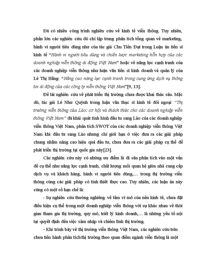 image for page Các công trình nghiên cứu về phát triển thị trường