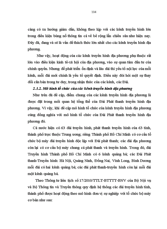 image for page Năng lực cạnh tranh của các kênh truyền hình địa phương ở miền Trung và Tây Nguyên hiện nay