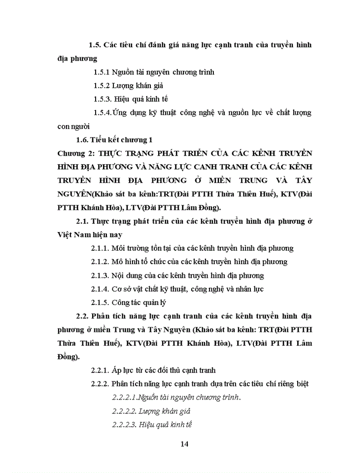 image for page Năng lực cạnh tranh của các kênh truyền hình địa phương ở miền Trung và Tây Nguyên hiện nay