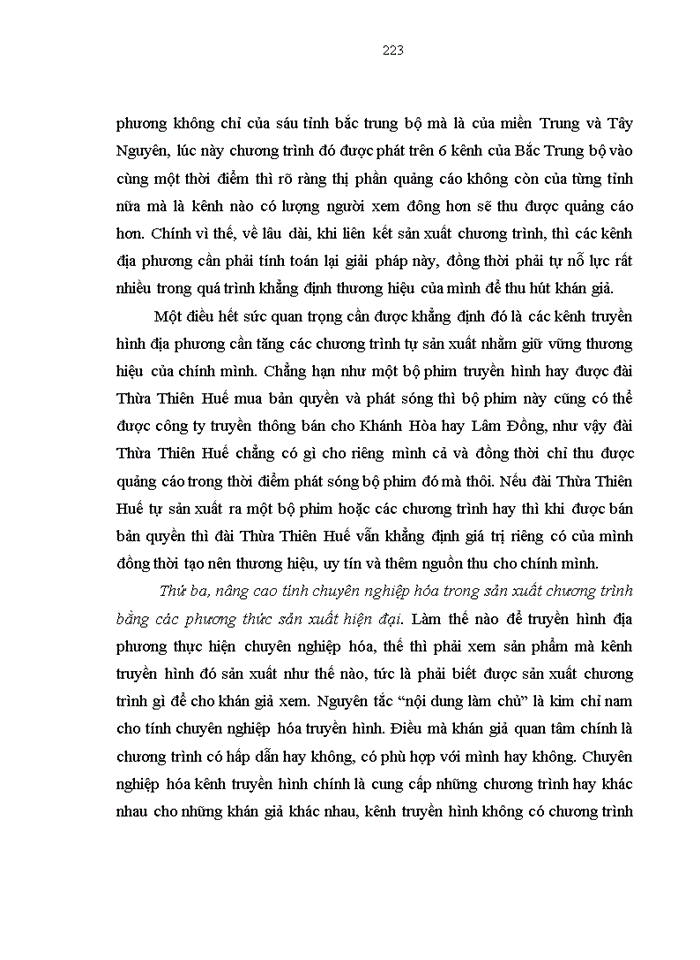 image for page Năng lực cạnh tranh của các kênh truyền hình địa phương ở miền Trung và Tây Nguyên hiện nay
