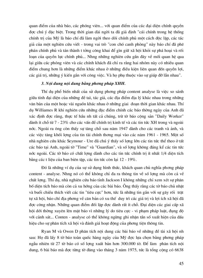 image for page Nghiên cứu xã hội học về các ấn phẩm, đài phát thanh và vô tuyến truyền hinh ở các nước tư bản phát triển