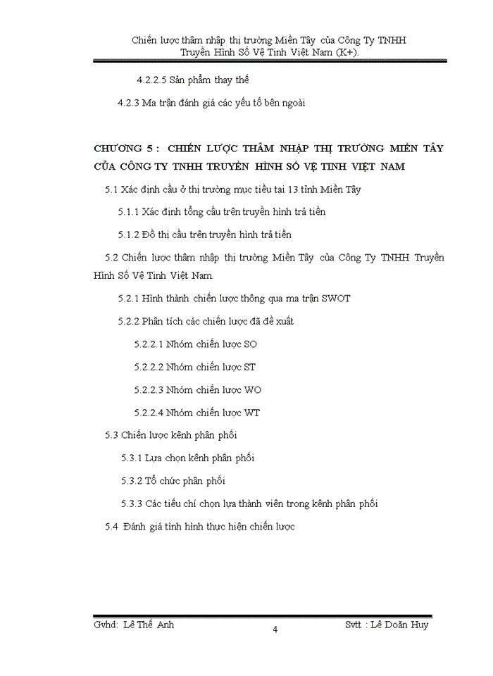 image for page Chiến lược thâm nhập thị trường Miền Tây của Công Ty TNHH Truyền Hình Số Vệ Tinh Việt Nam (K+)