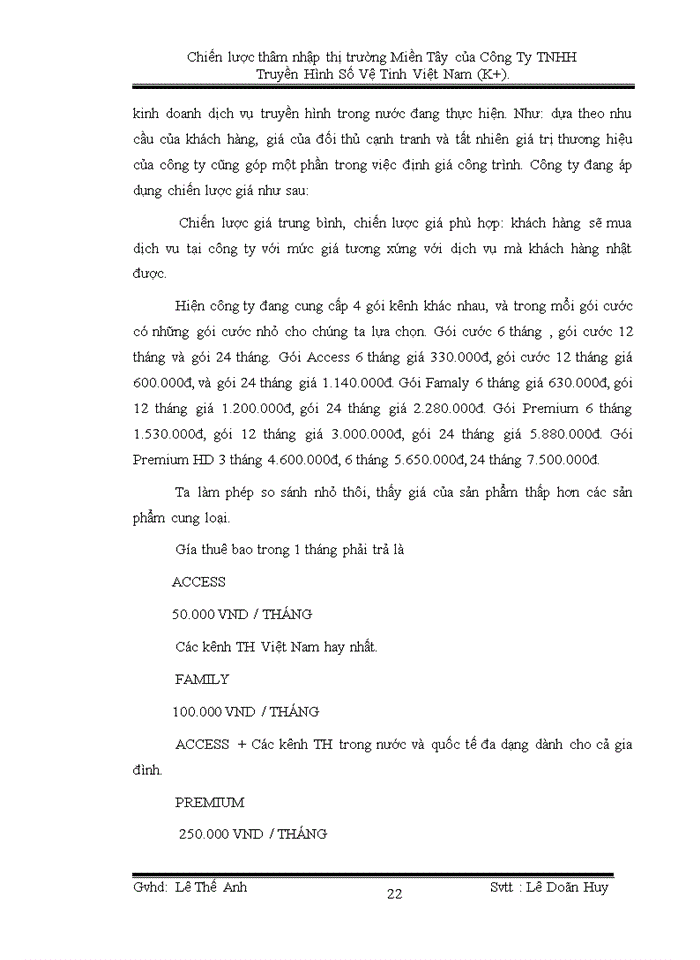 image for page Chiến lược thâm nhập thị trường Miền Tây của Công Ty TNHH Truyền Hình Số Vệ Tinh Việt Nam (K+)