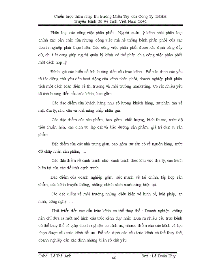 image for page Chiến lược thâm nhập thị trường Miền Tây của Công Ty TNHH Truyền Hình Số Vệ Tinh Việt Nam (K+)