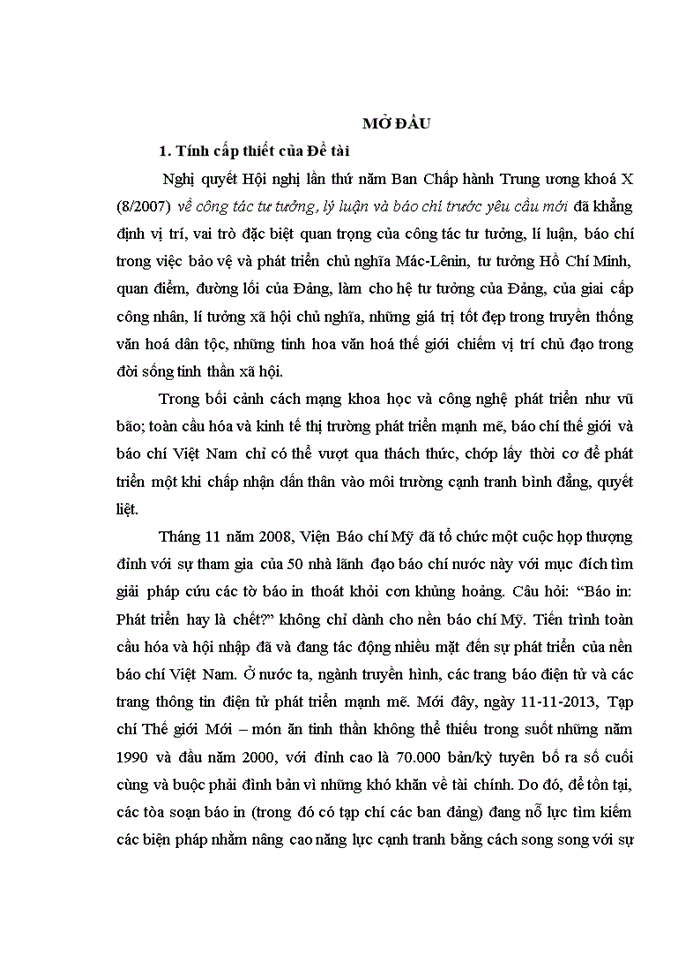 image for page Nâng cao năng lực cạnh tranh của các tạp chí ban đảng trong thời kỳ đổi mới và hội nhập quốc tế