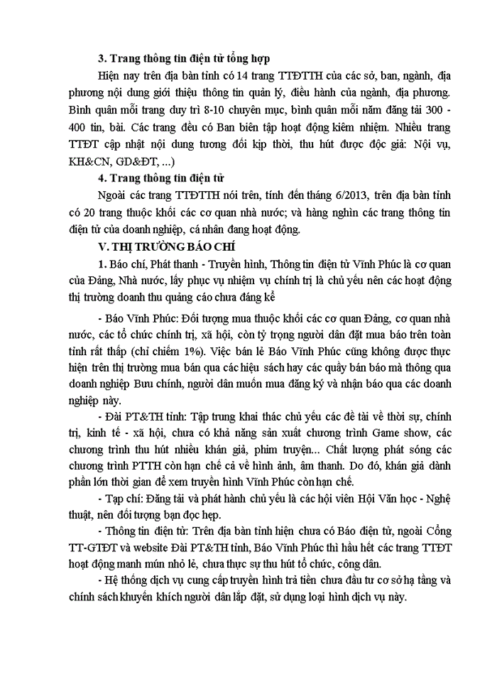 image for page Phát triển ngành báo chí, phát thanh truyền hình và thông tin điện tử tỉnh  Vĩnh Phúc đến năm 2020 và tầm nhìn đến năm 2030