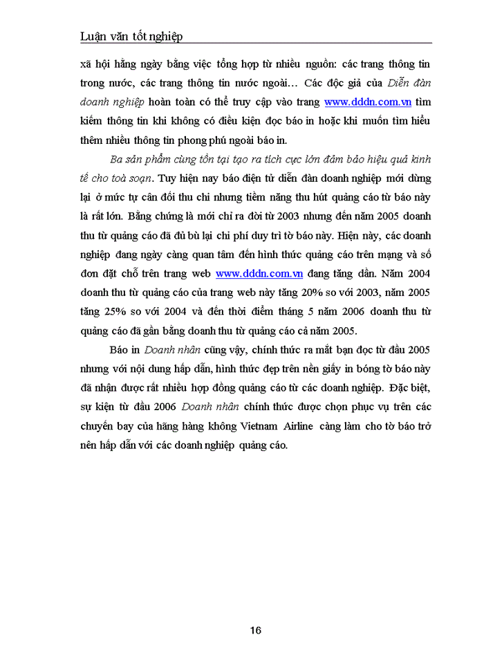 image for page Nâng cao năng lực cạnh tranh của báo in Diễn đàn doanh nghiệp trên thị trường báo in kinh tế tiếng Việt