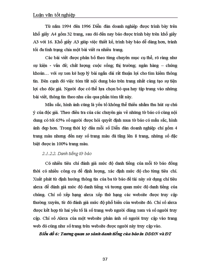 image for page Nâng cao năng lực cạnh tranh của báo in Diễn đàn doanh nghiệp trên thị trường báo in kinh tế tiếng Việt