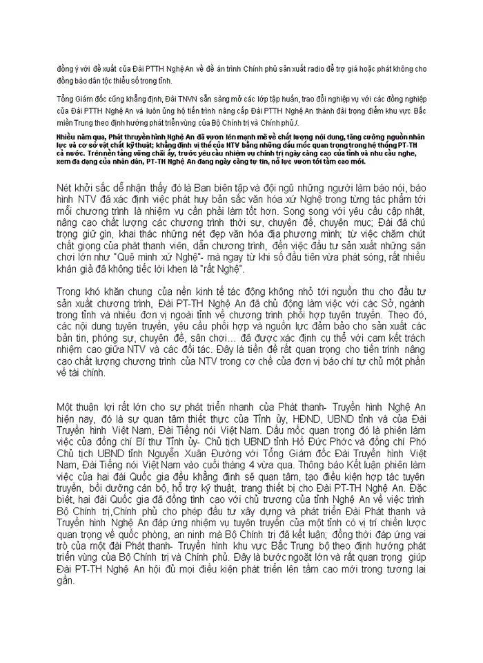 image for page sự phát triển của Đài PTTH Nghệ An