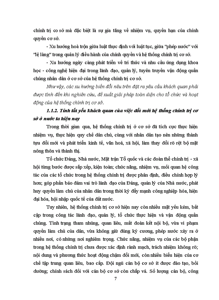image for page Đổi mới và nâng cao chất lượng hệ thống chính trị ở cơ sở xã Lộc Trì, huyện Phú Lộc, tỉnh Thừa Thiên Huế, giai đoạn 2017 – 2021