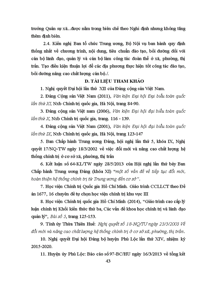 image for page Đổi mới và nâng cao chất lượng hệ thống chính trị ở cơ sở xã Lộc Trì, huyện Phú Lộc, tỉnh Thừa Thiên Huế, giai đoạn 2017 – 2021