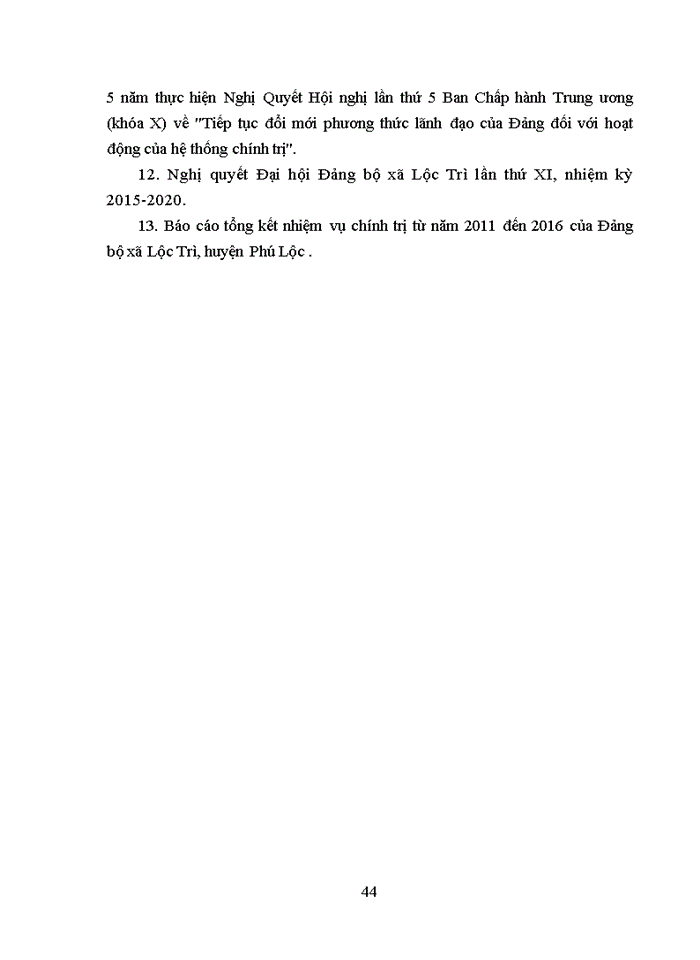 image for page Đổi mới và nâng cao chất lượng hệ thống chính trị ở cơ sở xã Lộc Trì, huyện Phú Lộc, tỉnh Thừa Thiên Huế, giai đoạn 2017 – 2021