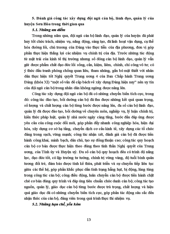 image for page Xây dựng đội ngũ cán bộ lãnh đạo, quản lý ở Đảng bộ huyện Sơn Hòa, tỉnh Phú Yên hiện nay
