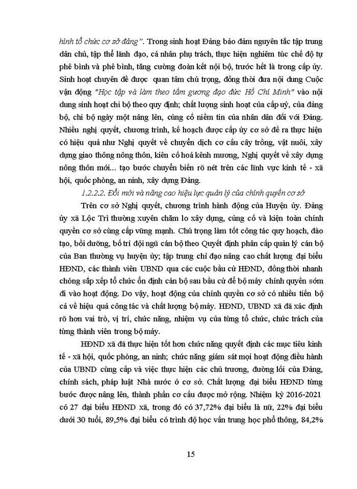 image for page Đổi mới và nâng cao chất lượng hệ thống chính trị ở cơ sở xã Lộc Trì, huyện Phú Lộc, tỉnh Thừa Thiên Huế giai đoạn 2017 - 2021