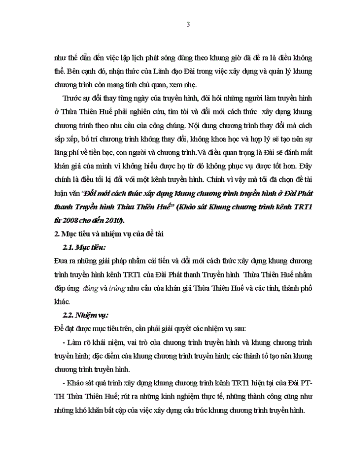 image for page Đổi mới cách thức xây dựng khung chương trình truyền hình ở Đài Phát thanh Truyền hình Thừa Thiên Huế