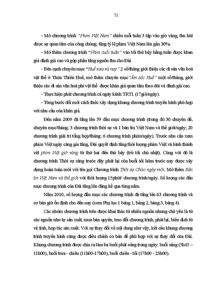 image for page Đổi mới cách thức xây dựng khung chương trình truyền hình ở Đài Phát thanh Truyền hình Thừa Thiên Huế