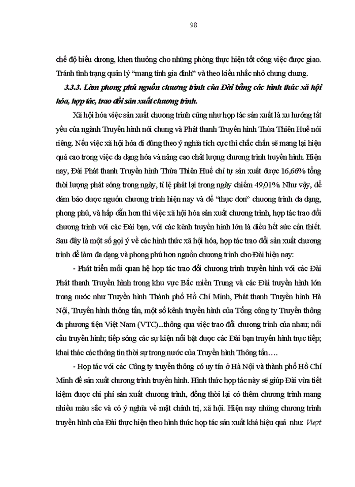 image for page Đổi mới cách thức xây dựng khung chương trình truyền hình ở Đài Phát thanh Truyền hình Thừa Thiên Huế