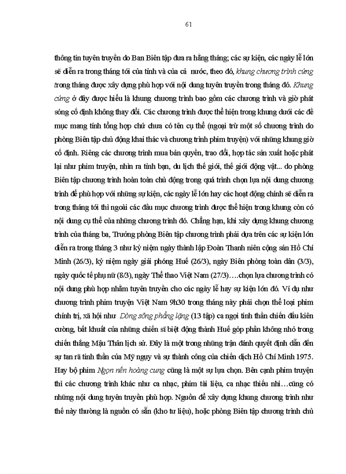 image for page Đổi mới cách thức xây dựng khung chương trình truyền hình ở Đài Phát thanh Truyền hình Thừa Thiên Huế