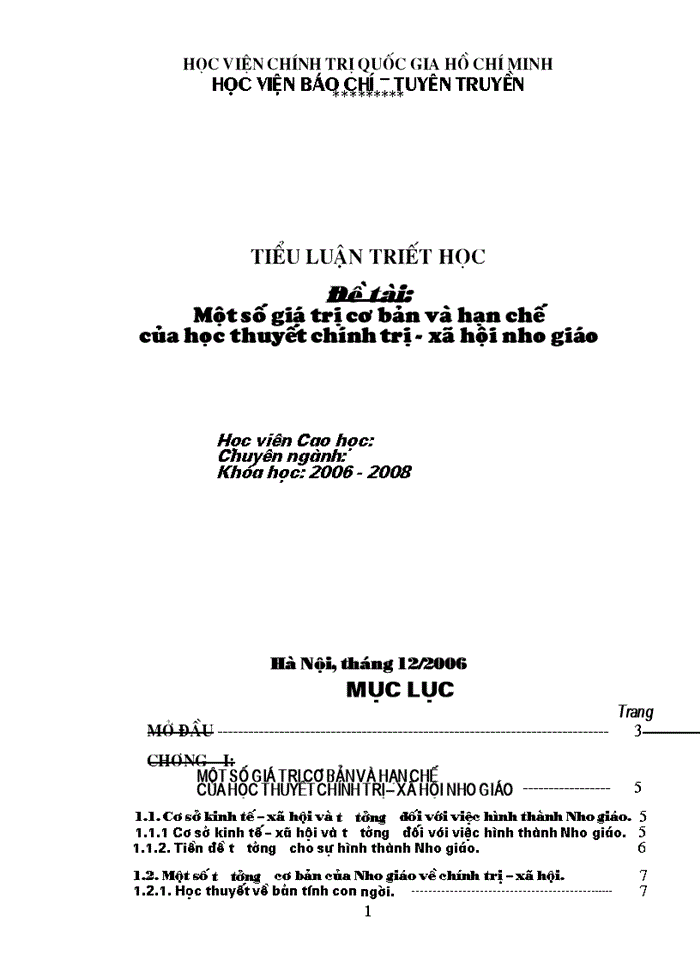 image for page Một số giá trị cơ bản và hạn chế của học thuyết chính trị - xã hội nho giáo