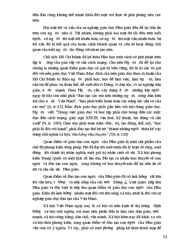 image for page Một số nội dung cơ bản trong học thuyết giáo dục của nho giáo và ý nghĩa thời đại của nó