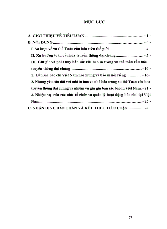 image for page Xu thế Toàn cầu hóa trên thế giới