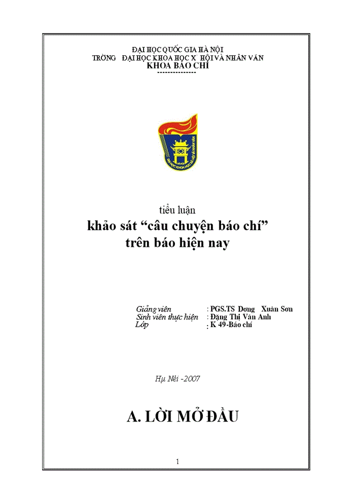 image for page khảo sát “câu chuyện báo chí” trên báo hiện nay