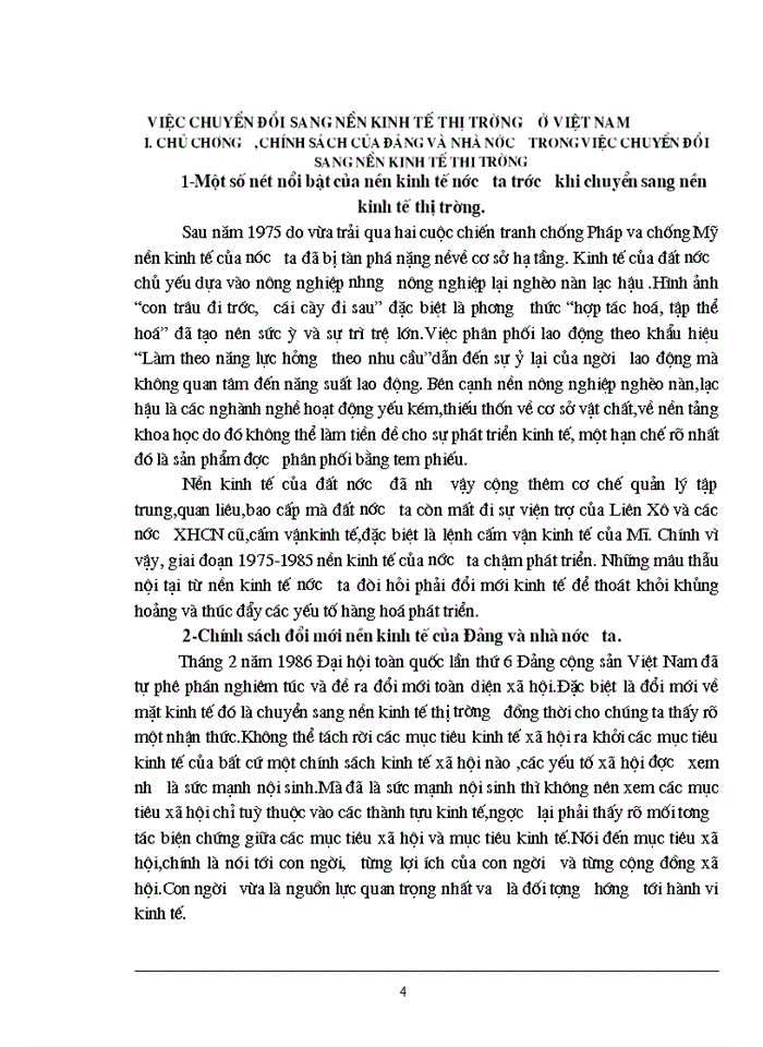 image for page Cơ sở lý luận về chuyển đổi về nền kinh tế thị trường