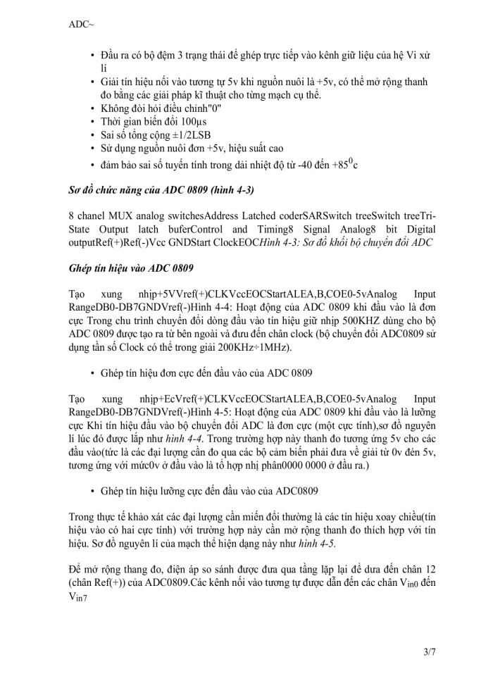 image for page Analog to Digital Converter