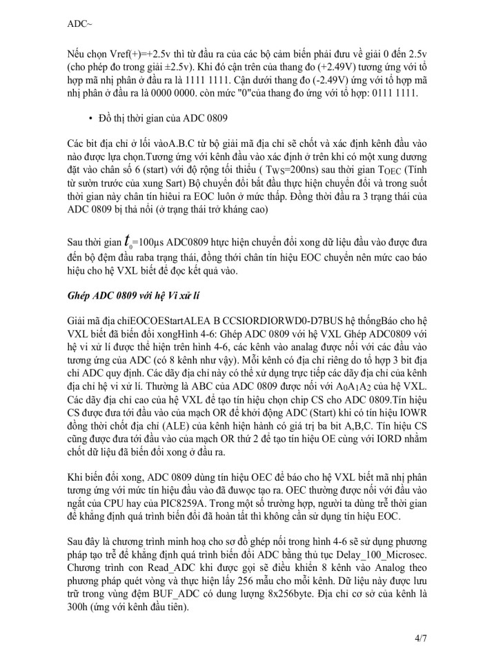 image for page Analog to Digital Converter